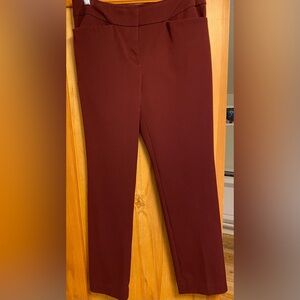 Ann Taylor Rich Burgundy Pants